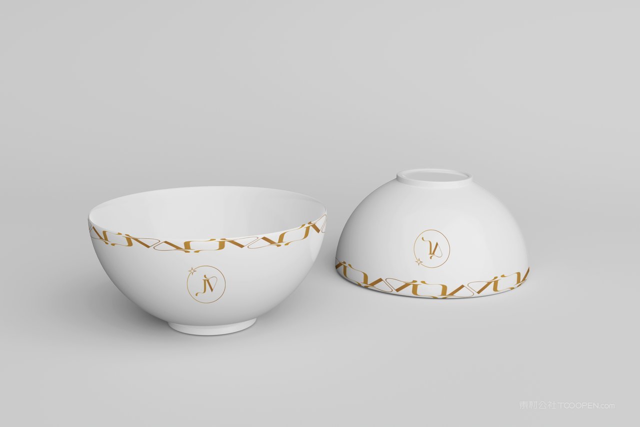 圆形陶瓷碗样机