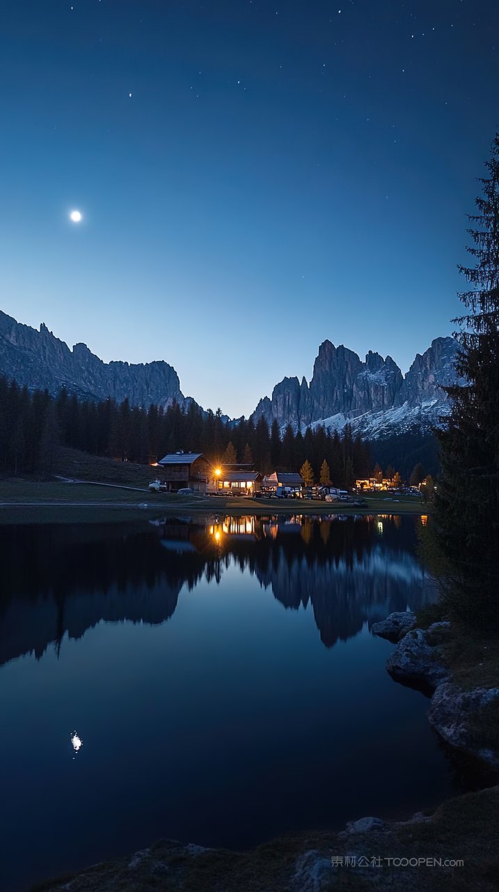 唯美自然山峰群山景观山脉风景意境