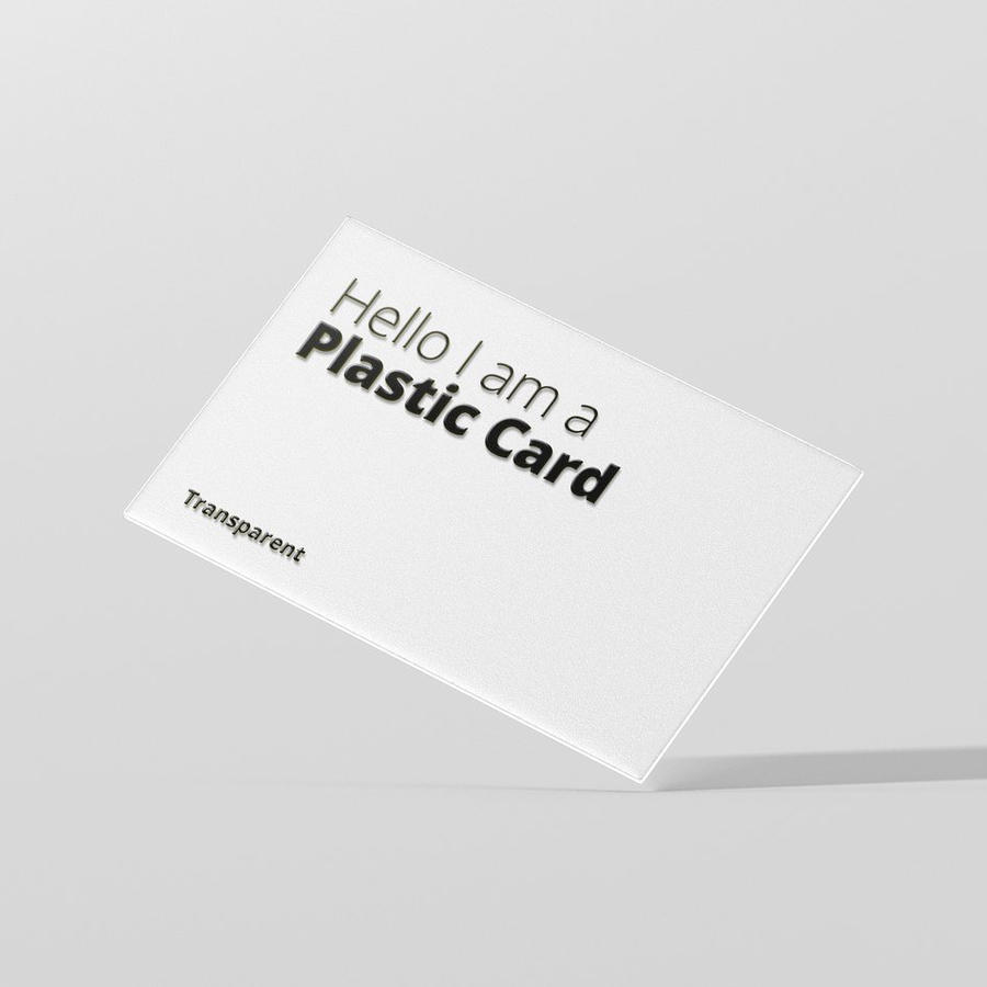 磨砂透明卡名片vip卡pvc塑料卡vi展示样机 (4)