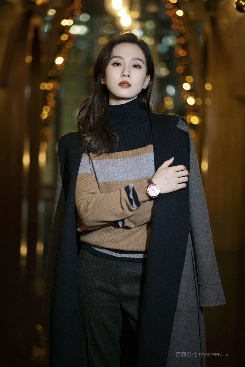 披着大衣的高冷女神刘诗诗壁纸图片大全