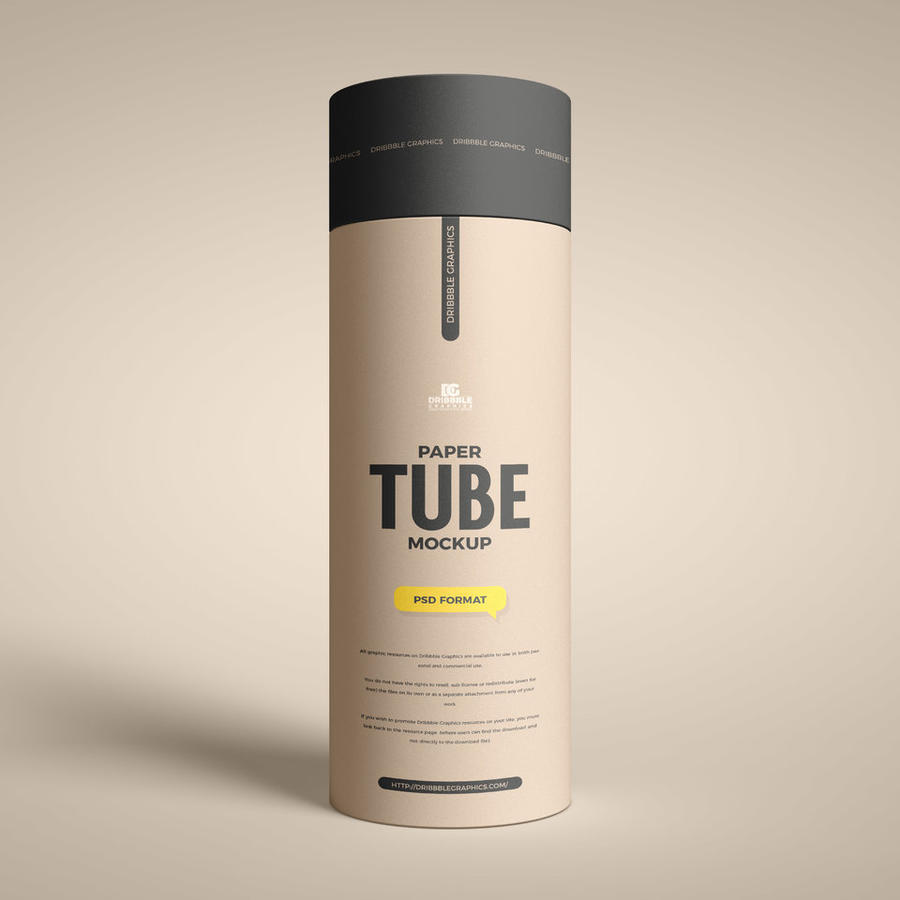 免费长纸筒样机