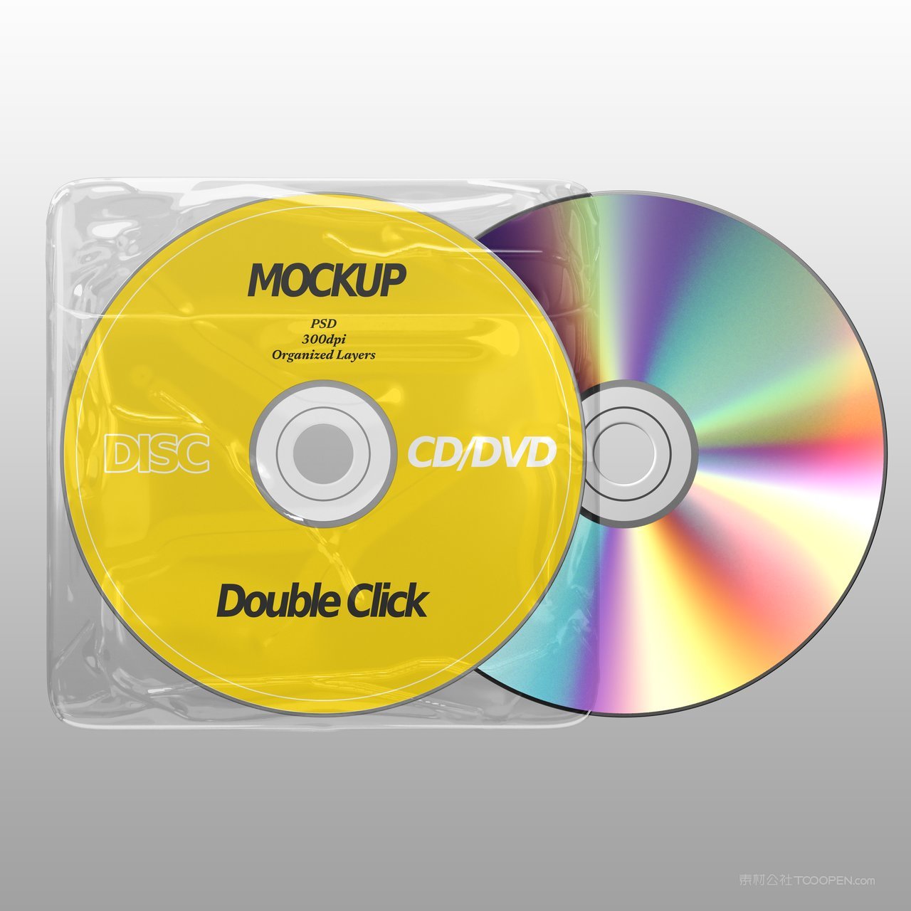 cd封面设计样机