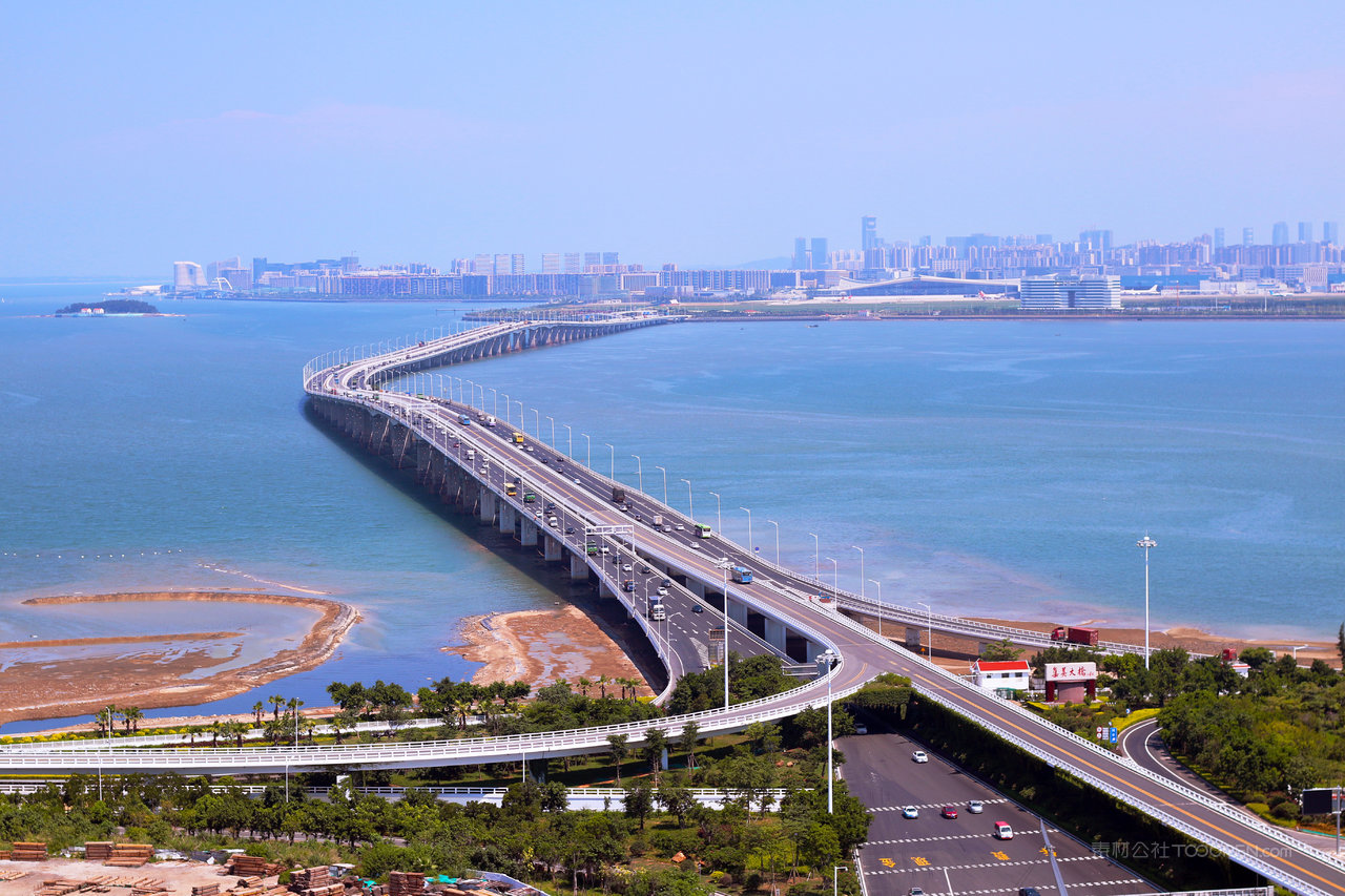厦门集美大桥全景