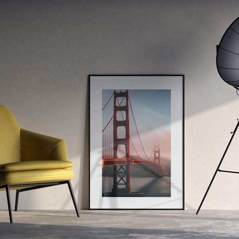 室内相框展示样机