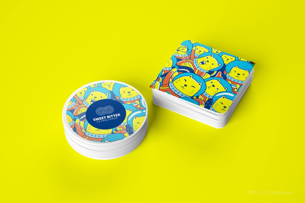 【1261期】毕业设计卡通高端文创品牌vi样机 (8)