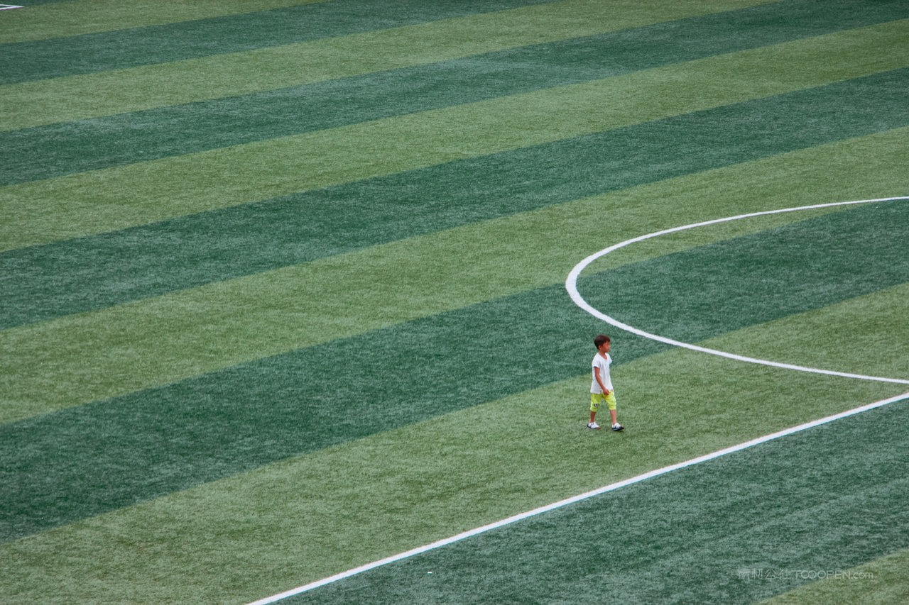 厦门大学操场一角
