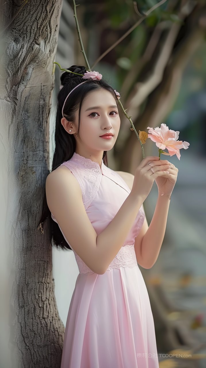 少女美女清纯年轻模特写真甜美