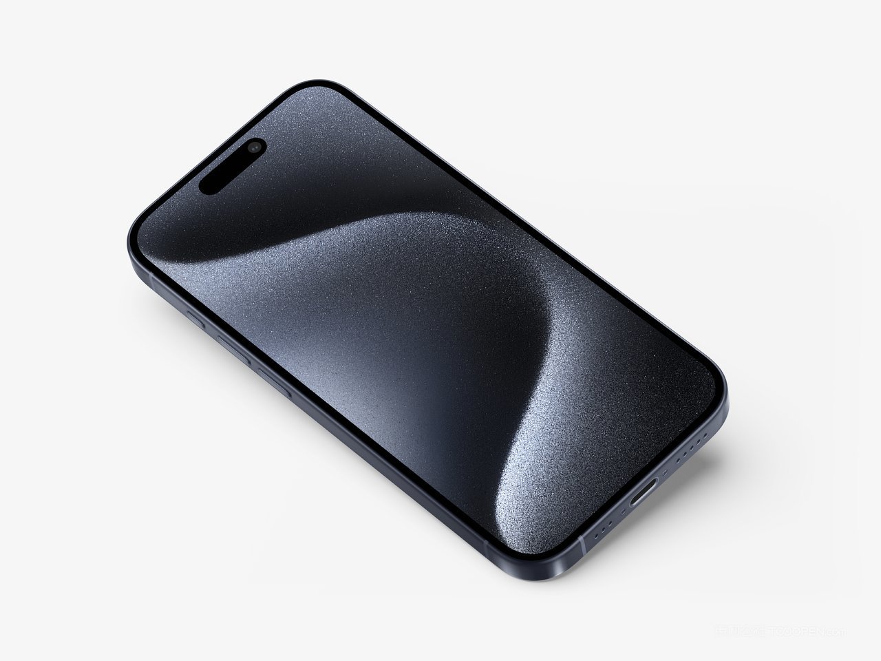 多角度iphone 15 pro智能手机app界面展示psd设计素材 (2)