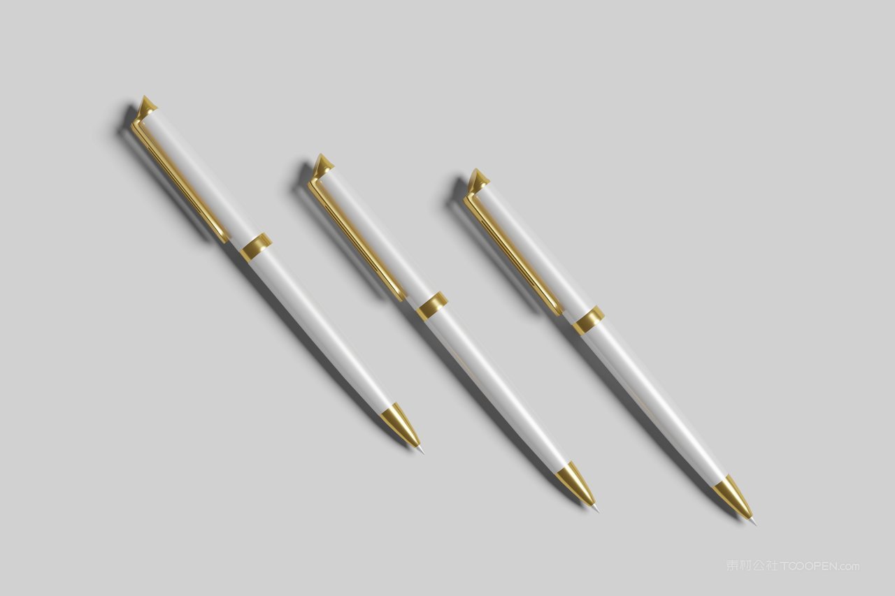 金属笔杆签字笔样机