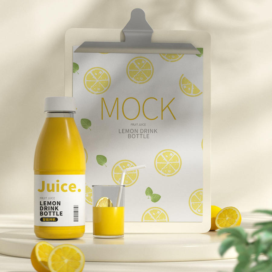 果汁饮品场景样机