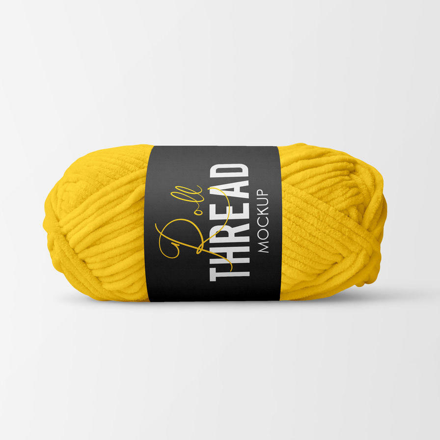 螺纹卷毛线标签样机