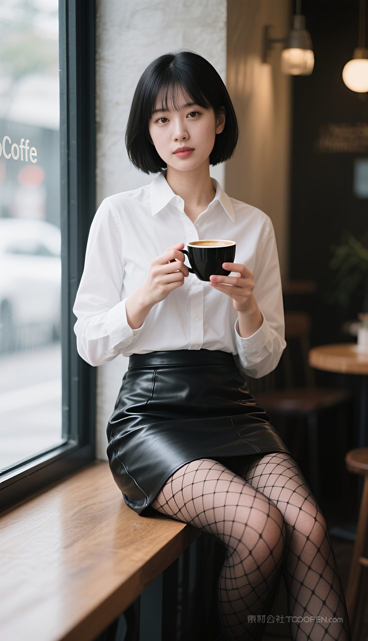 写真美腿丝袜模特妩媚性感短裙