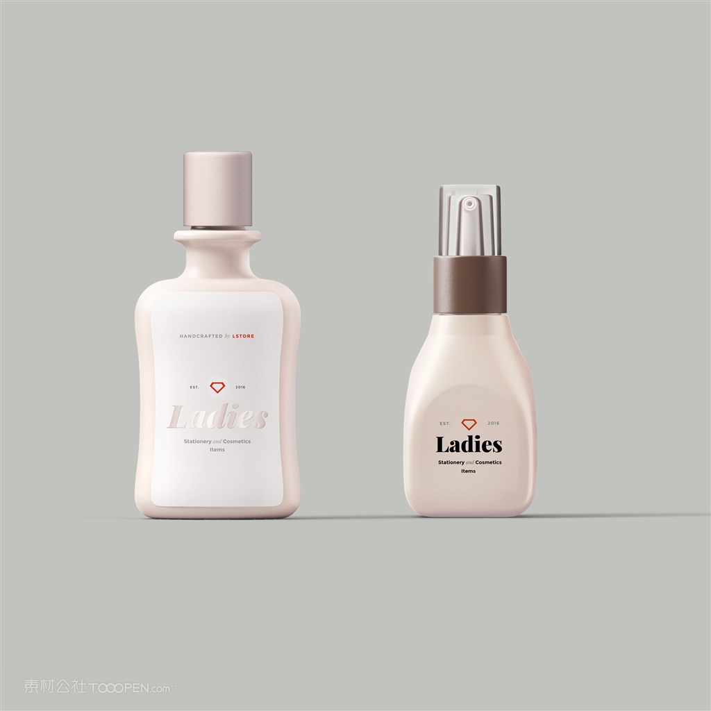 化妆品护肤品乳液防晒霜样机素材