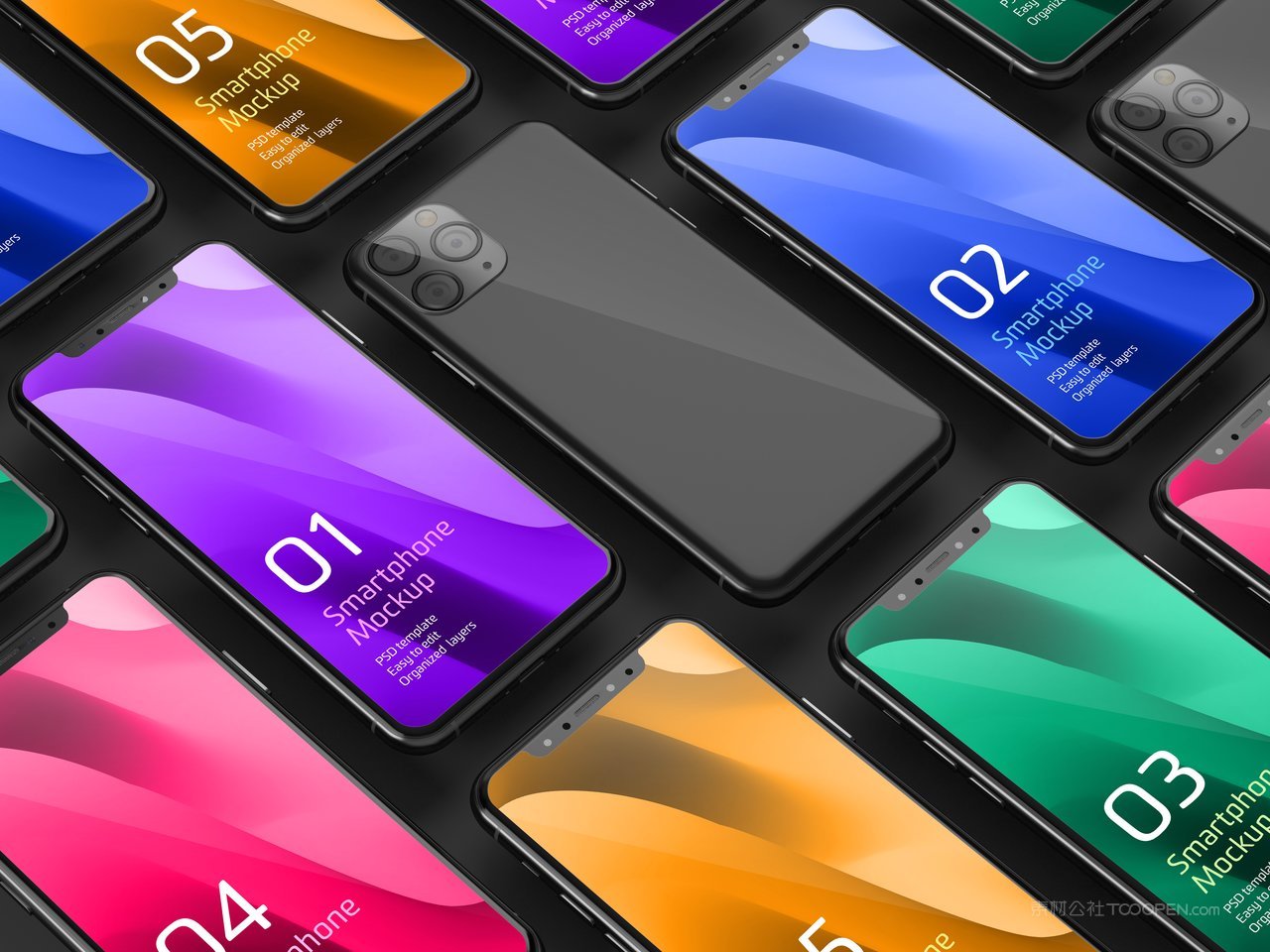 iphone11pro手机屏幕界面场景样机[tb2918] (6)