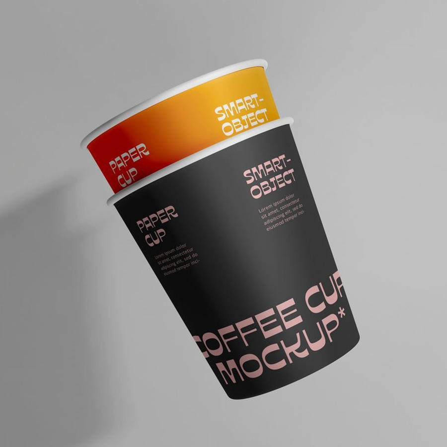 纸杯设计样机