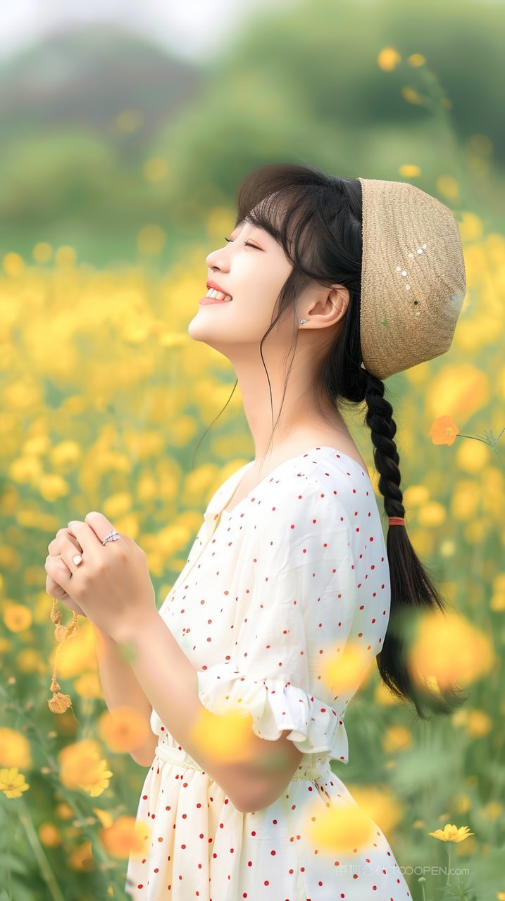 写真少女美女年轻清纯模特