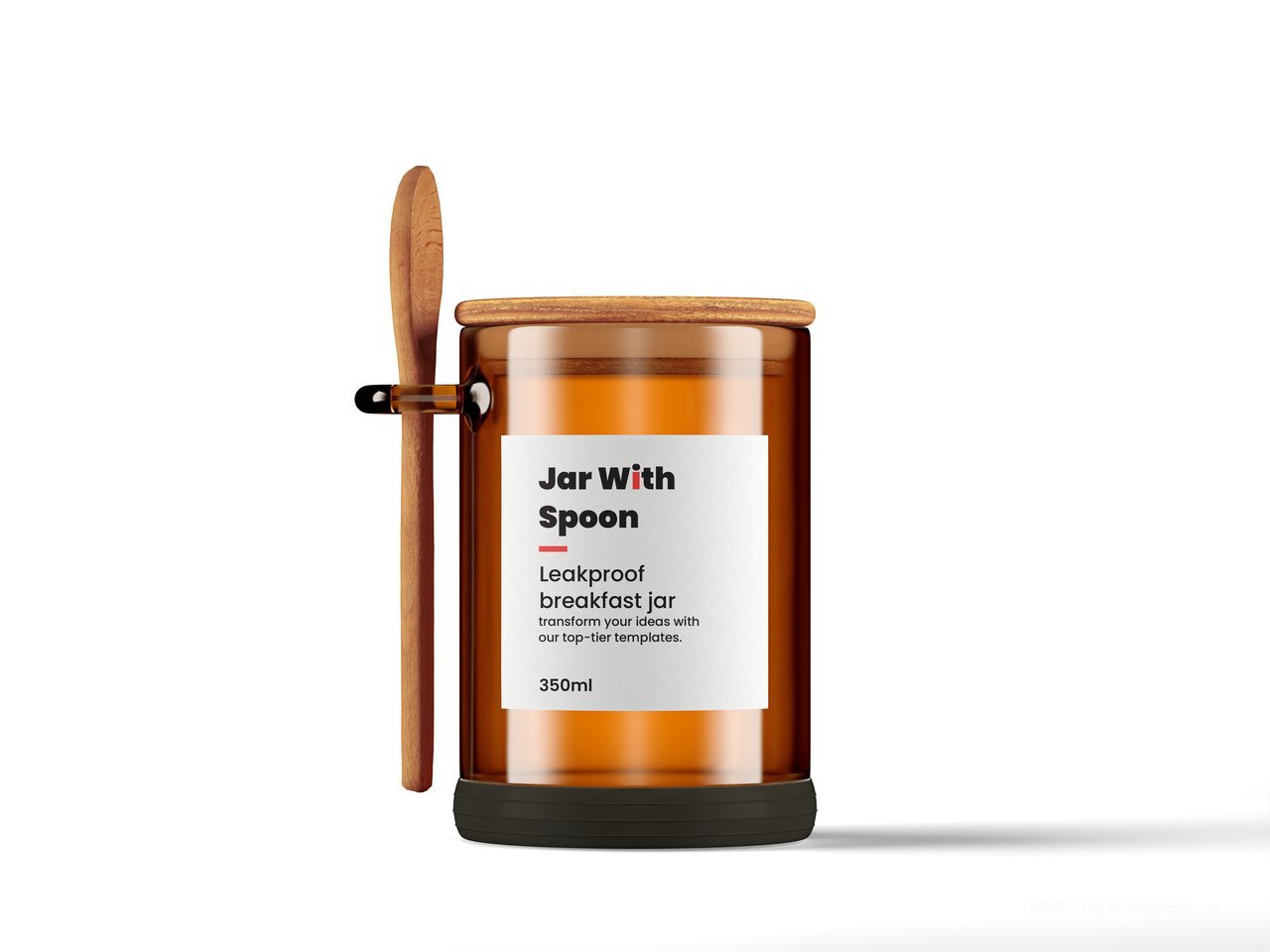 带木勺的橡胶底罐样机