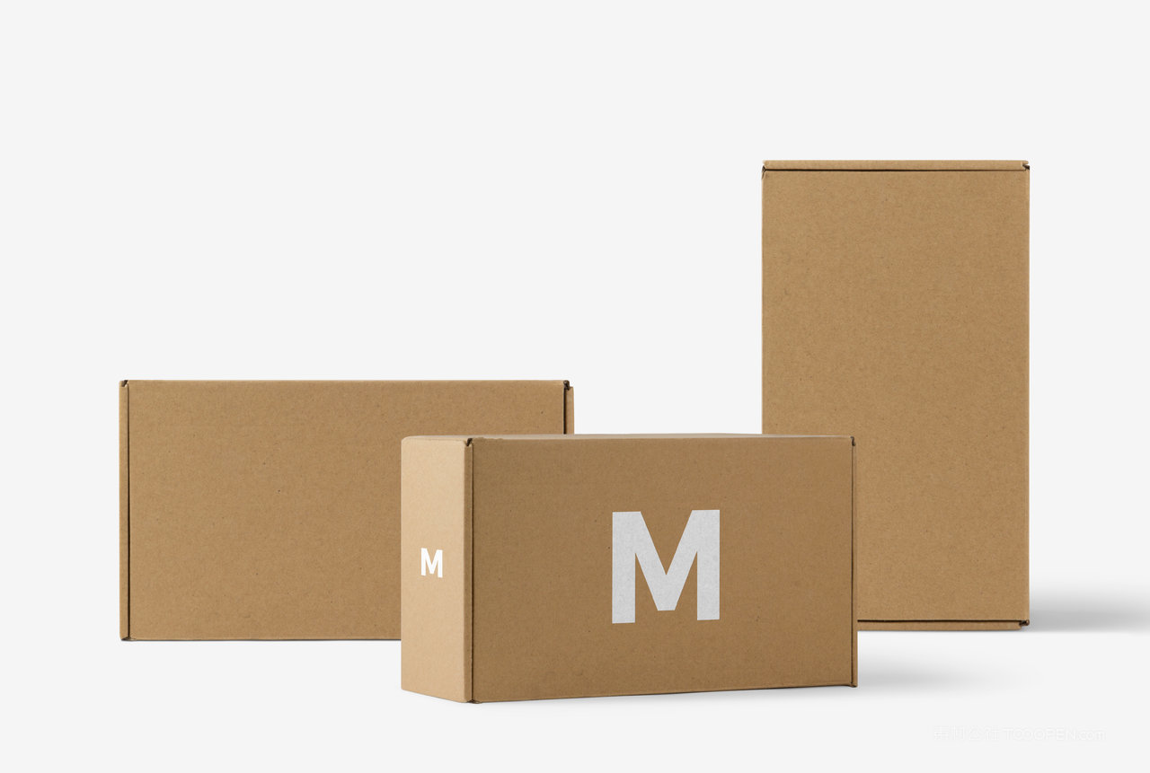 高档鞋盒瓦楞纸包装样机