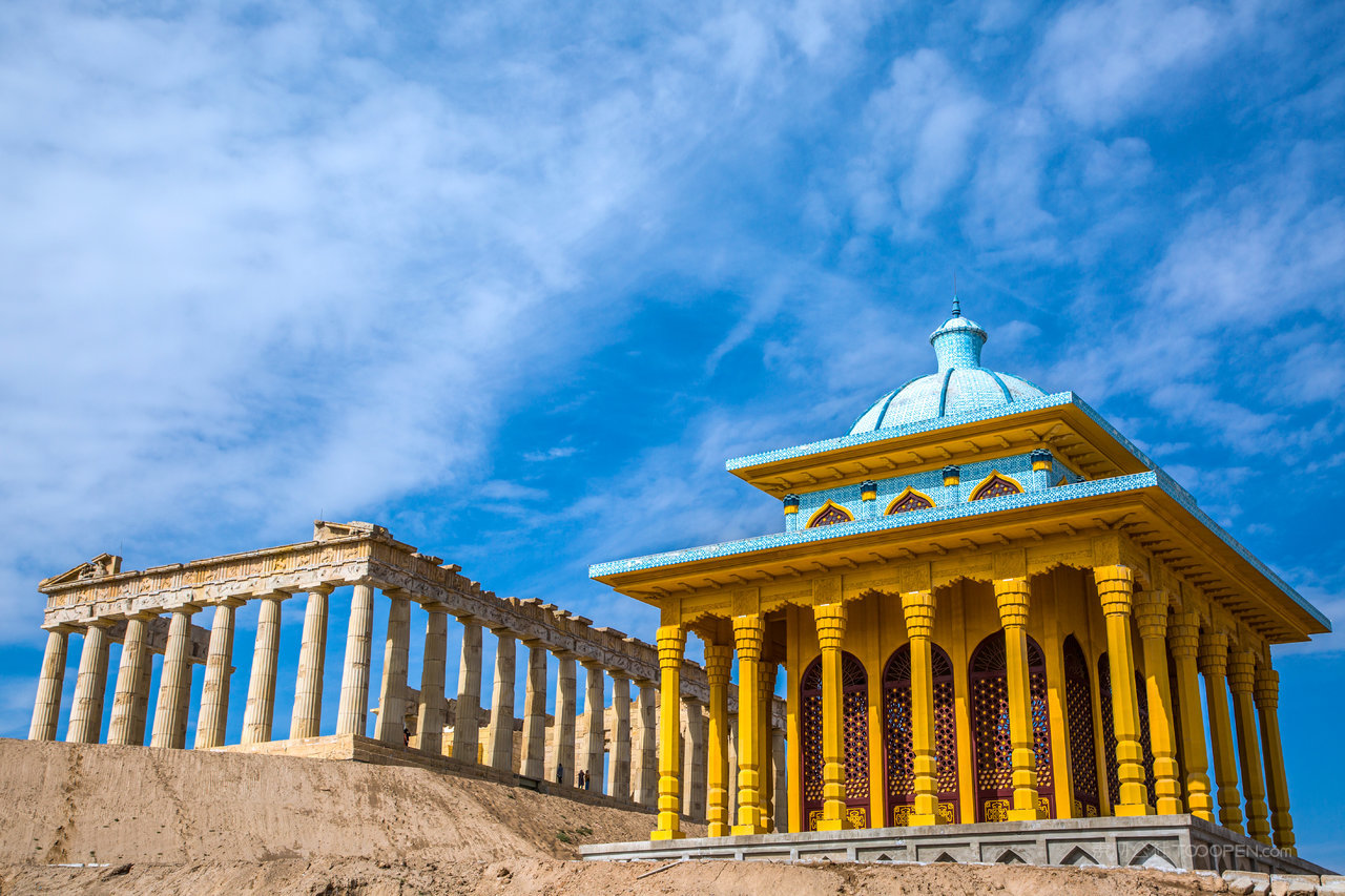 兰州新区长城西部影视