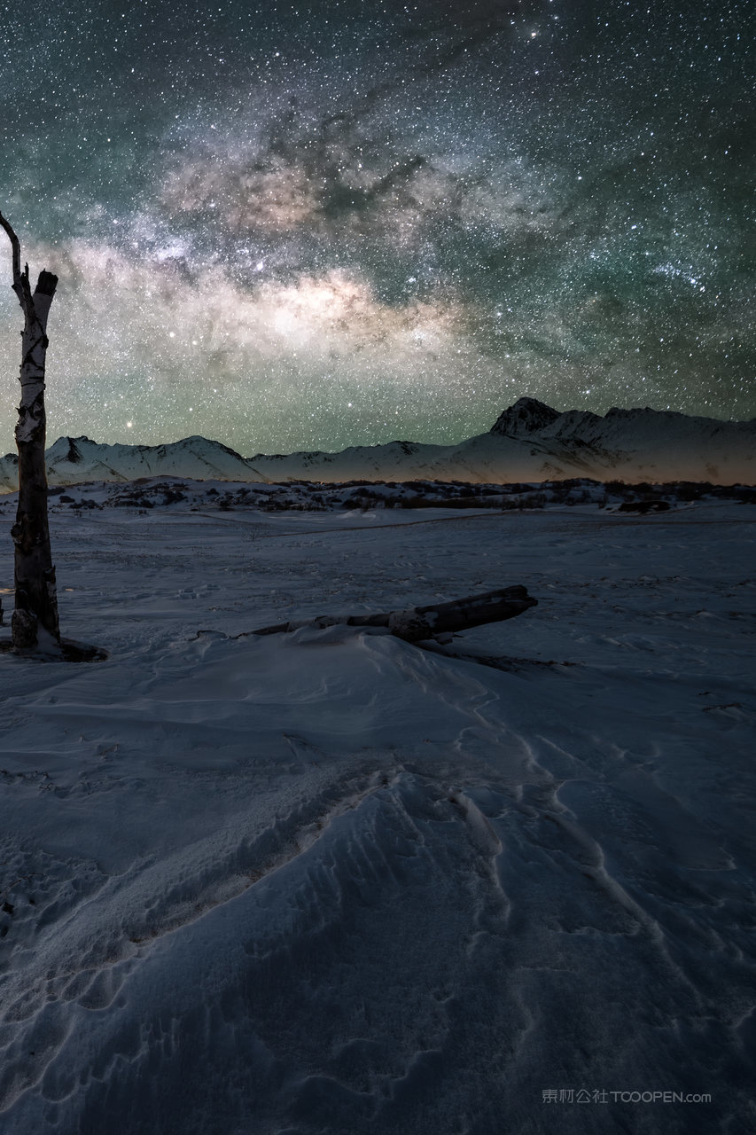 星空银河风景画