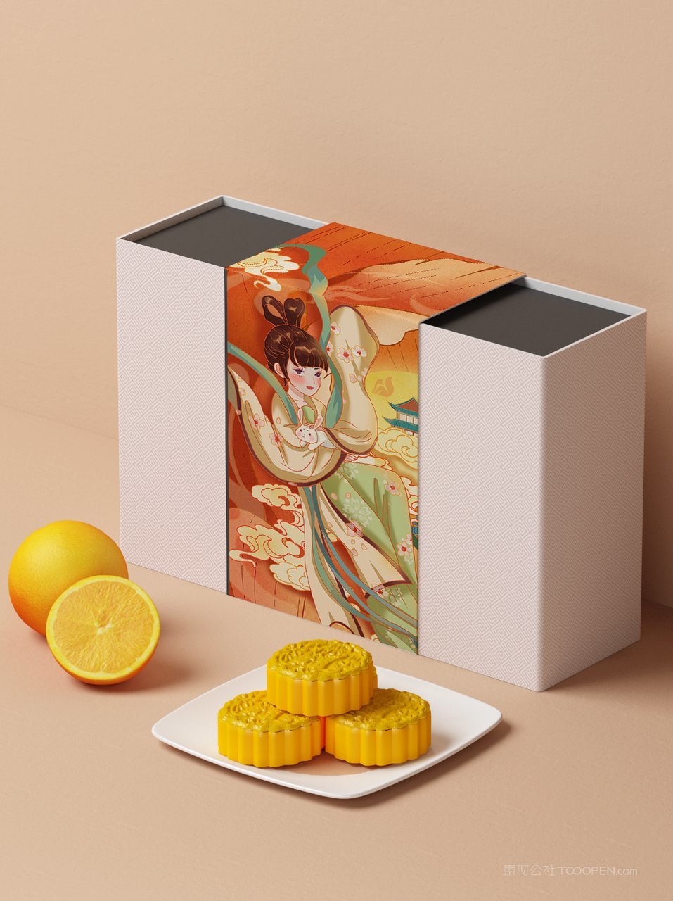 【1824期】中秋月饼礼盒包装样机 (21)