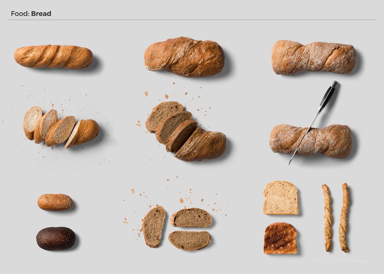 牛排西餐餐具样机模板 (7)