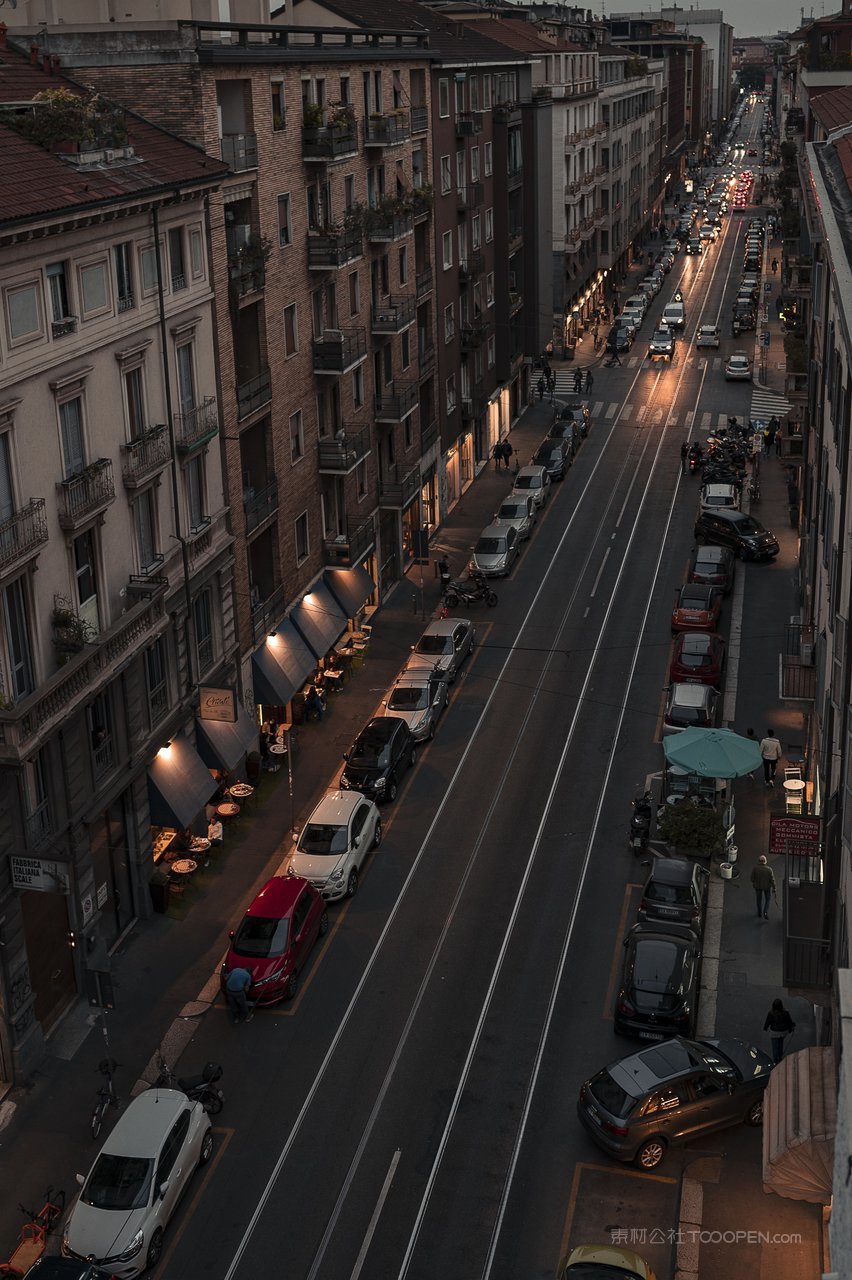 意大利米兰建筑风景画