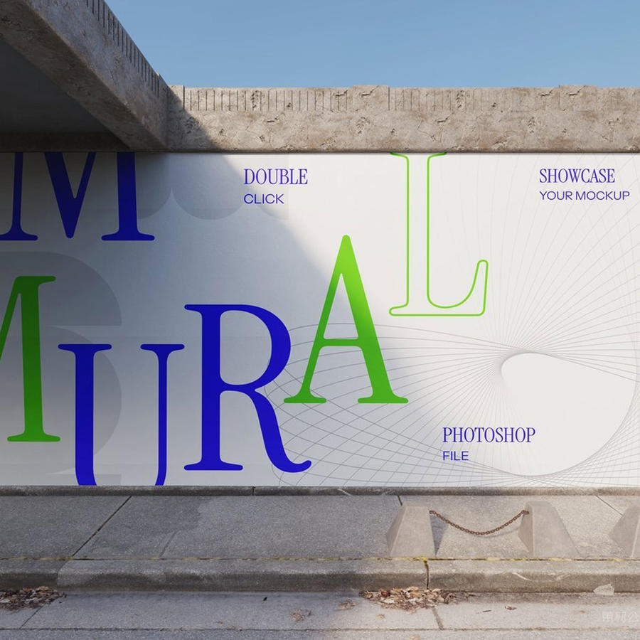 户外壁画街样机