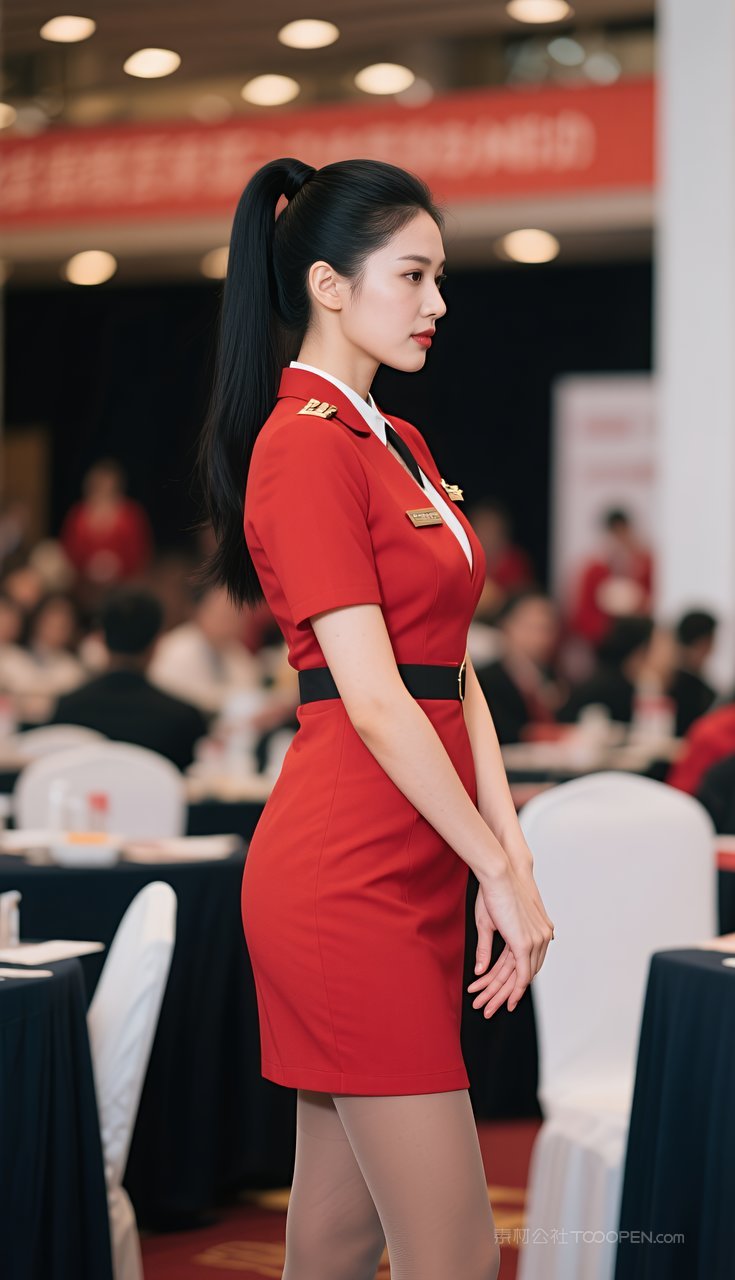 短裙美艳性感制服美女长腿丝袜