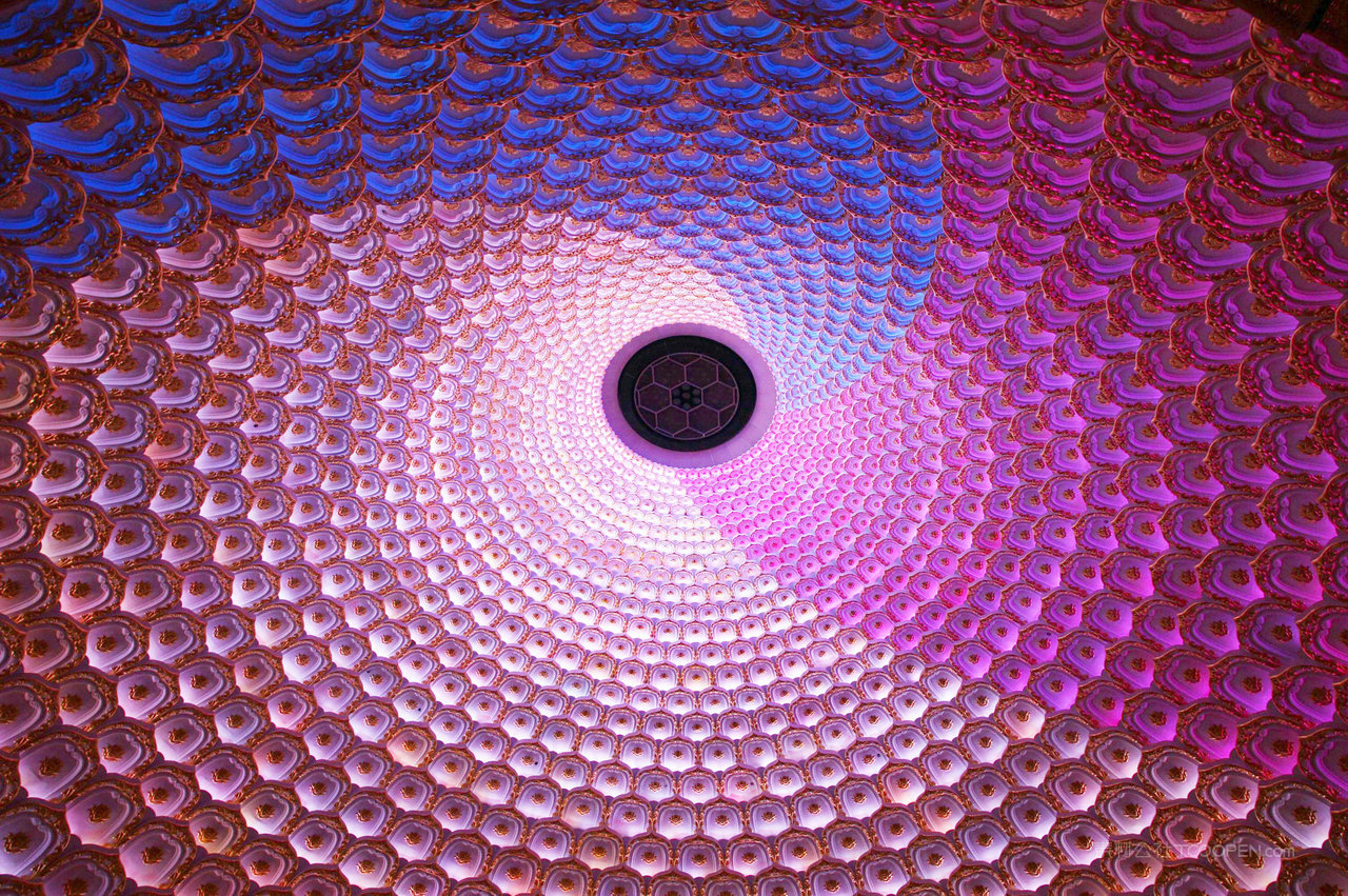 无锡灵山梵宫穹顶图案