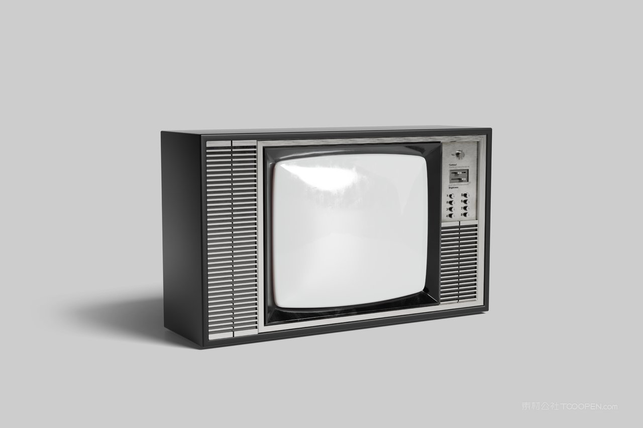 复古电视屏幕样机
