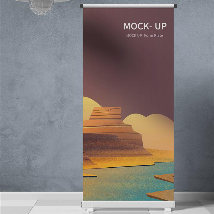 易拉宝样机素材