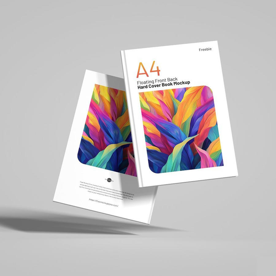 硬封书封面样机