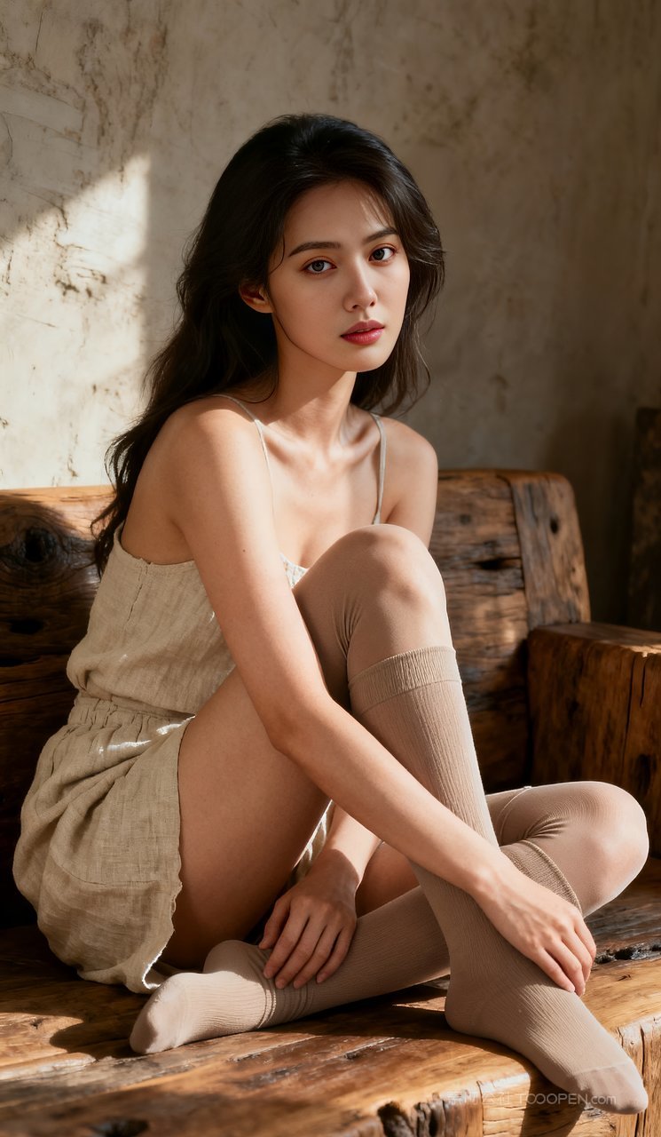 丝袜长腿短裙性感MM美女娇艳美丽