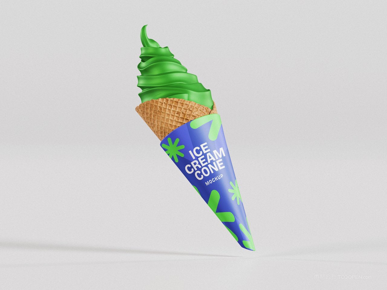 冰淇淋蛋筒样机