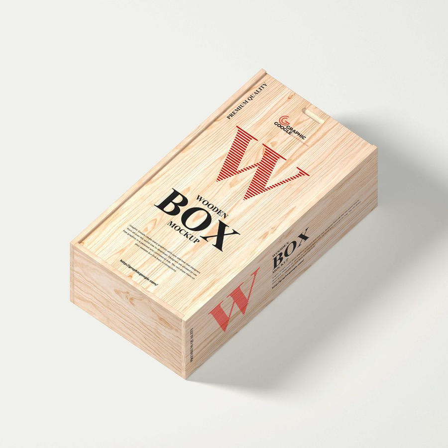 免费高级木箱样机