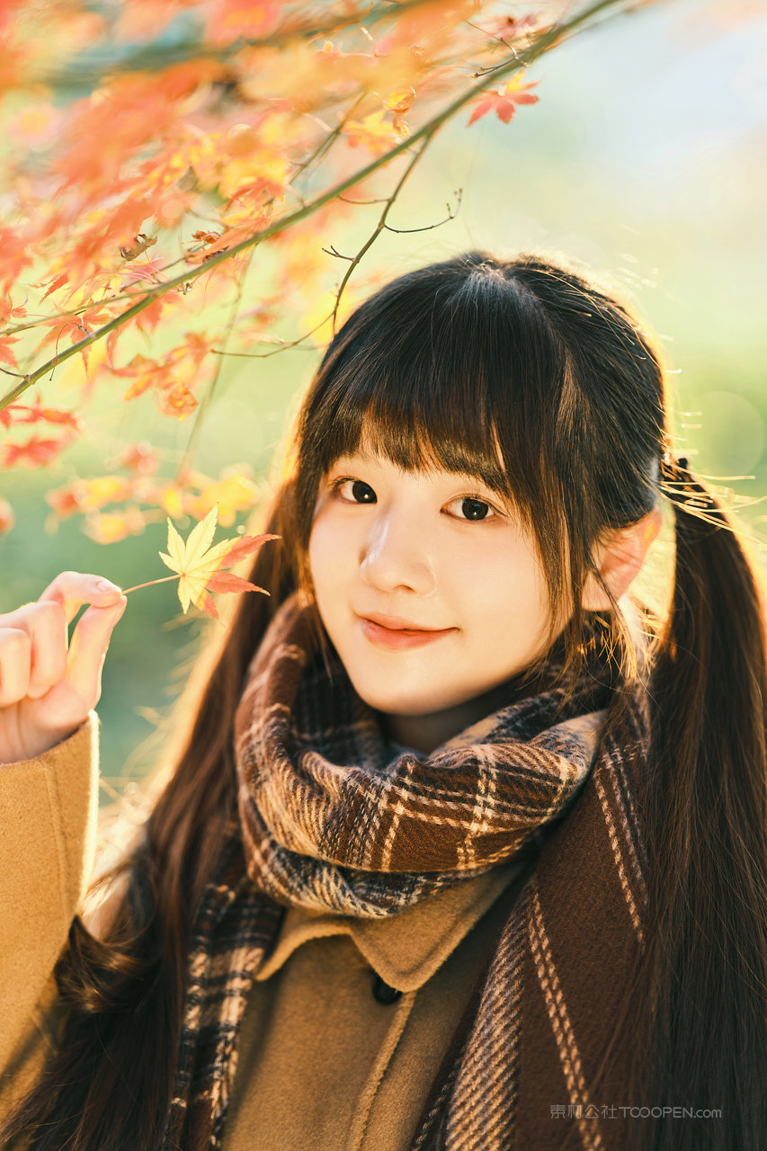 呆萌可爱的双马尾女孩高清美女手机壁纸图片下载