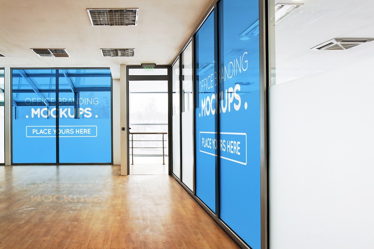 办公室海报样机