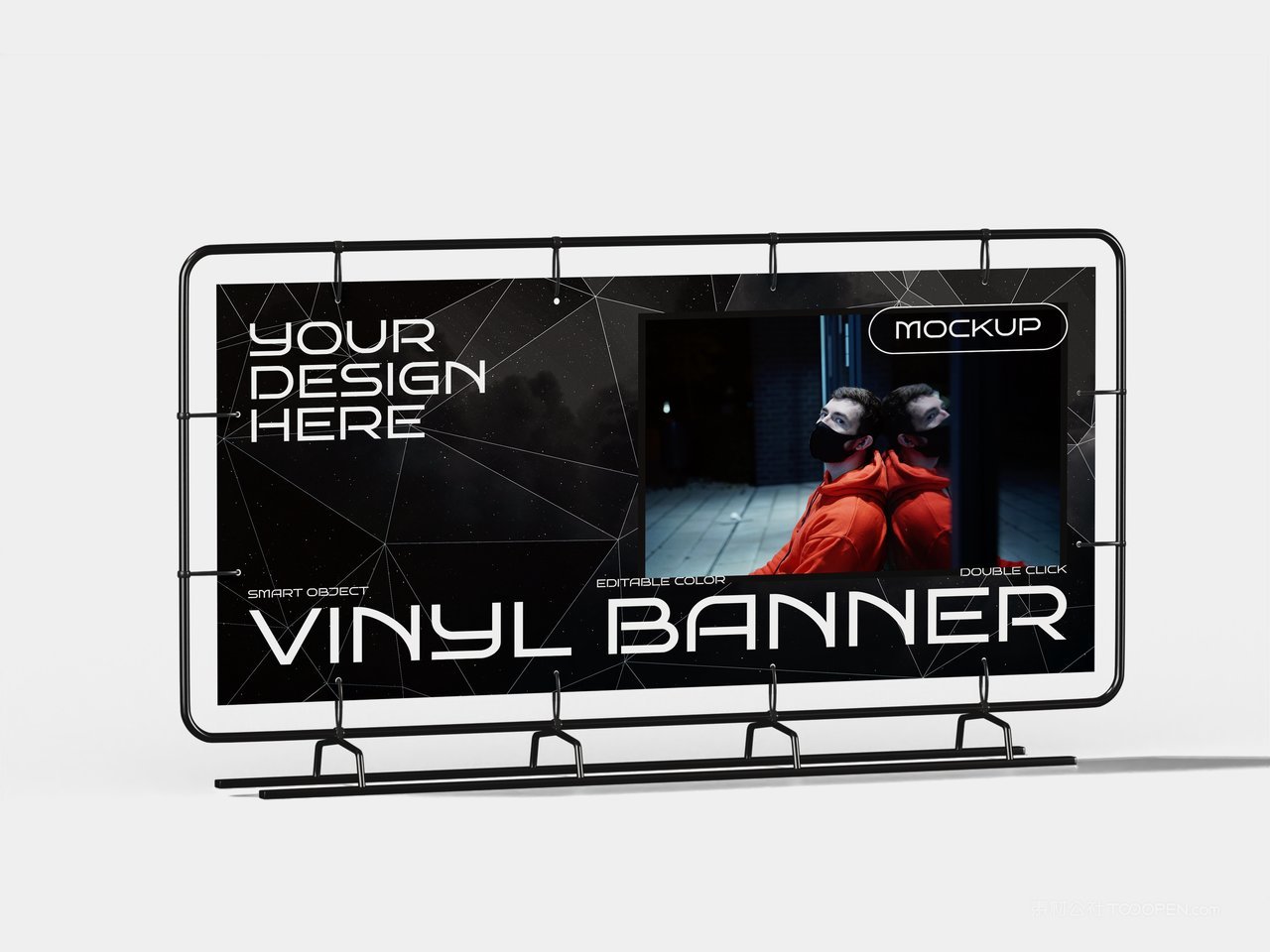 乙烯基横幅样机