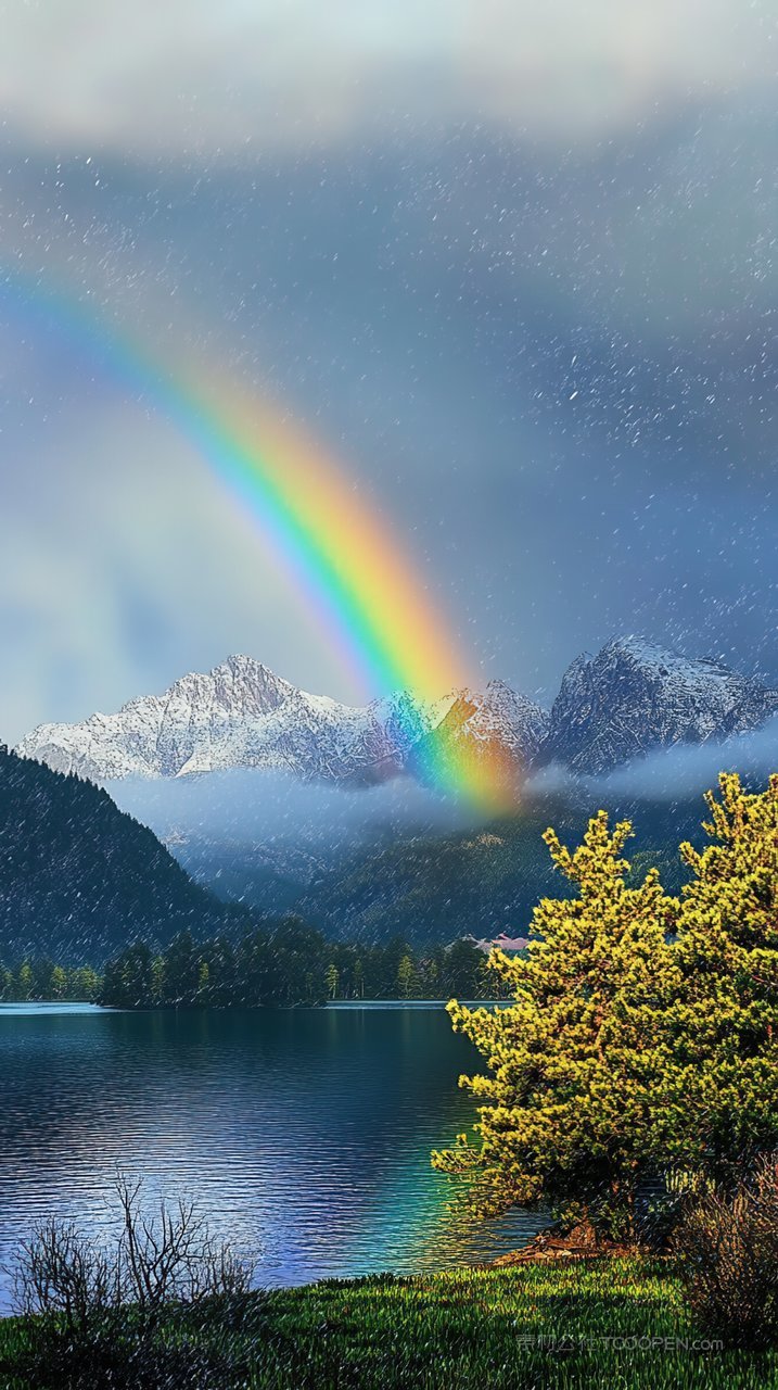 天空意境景观山峰风景唯美群山
