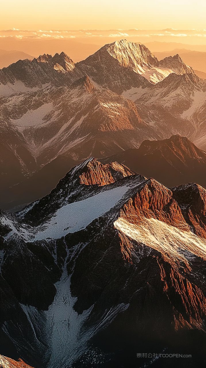 天空意境景色山峰风景群山唯美景观