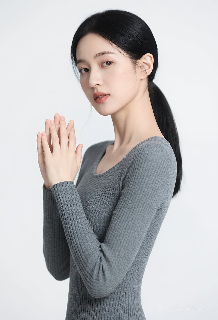 写真迷人美女动人气质女性时尚