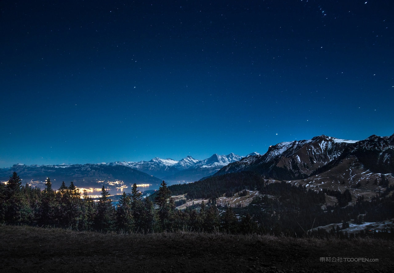 高清瑞士风景画图片