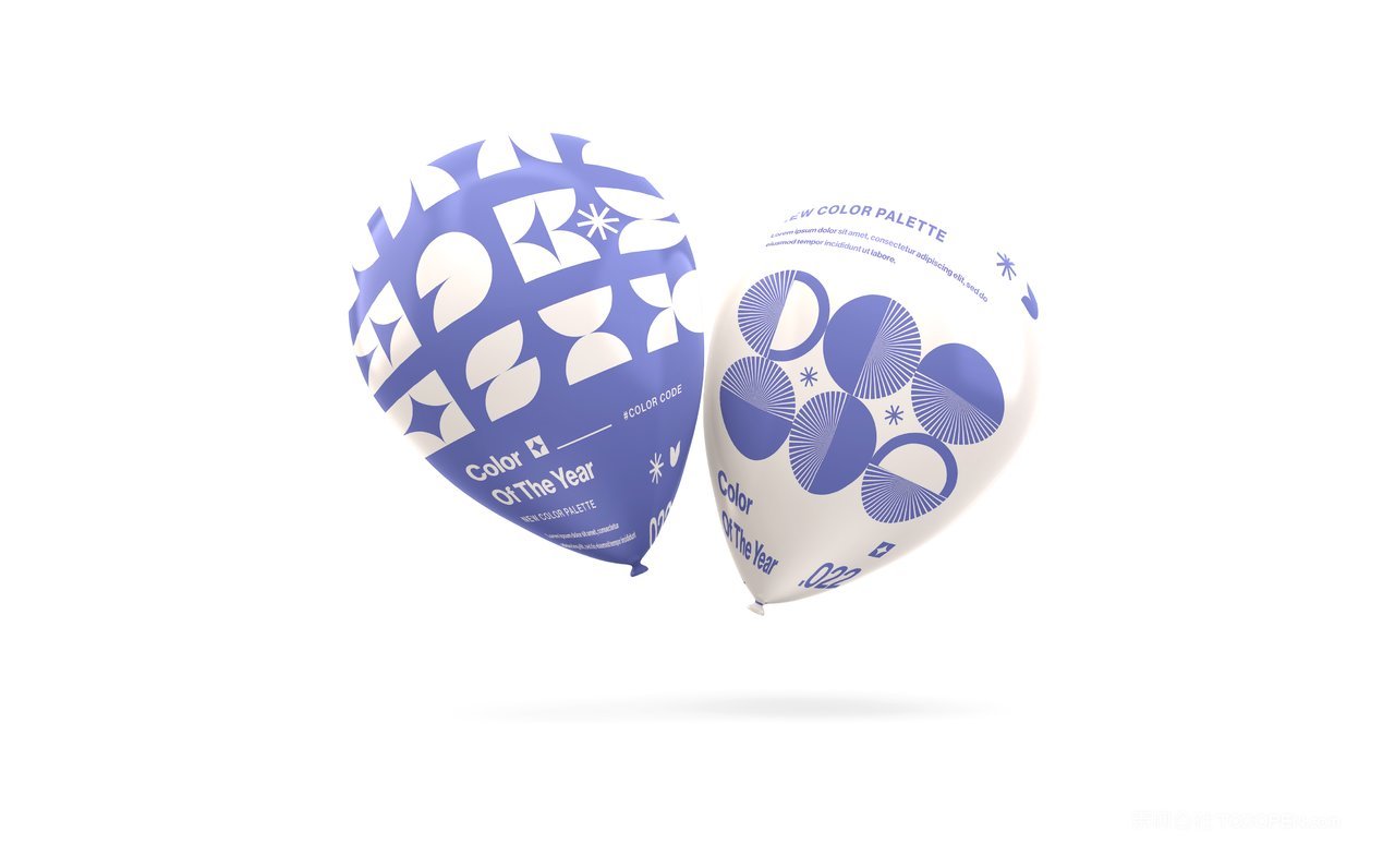 品牌汽球文创企业ps分层智能样机