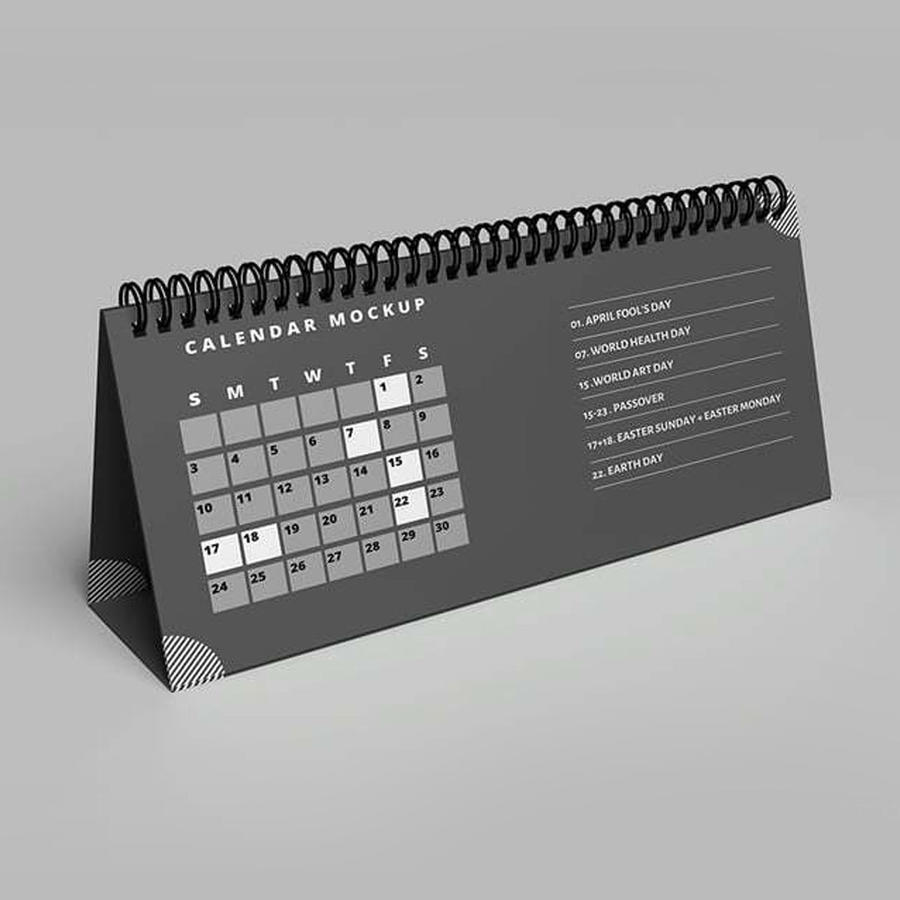 台历日历样机