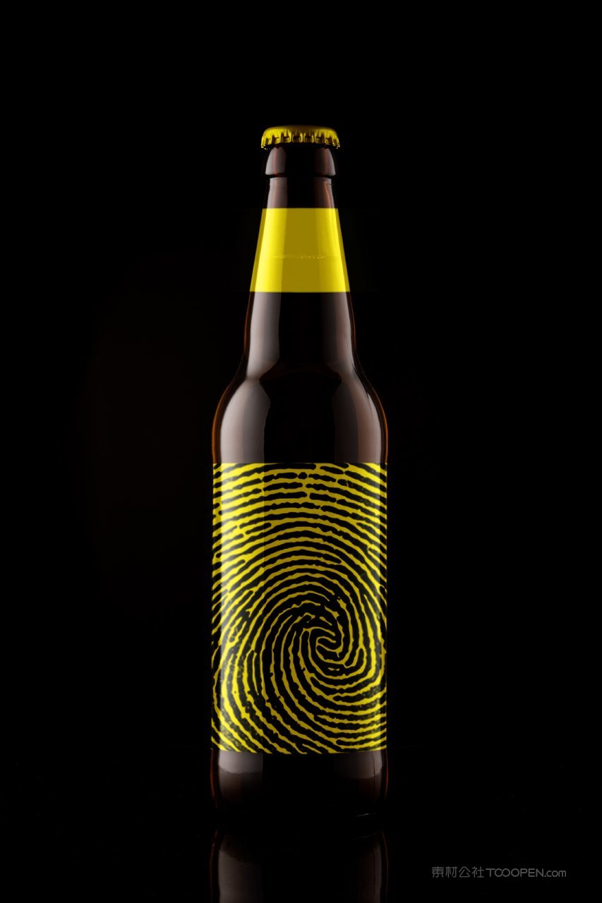啤酒瓶包装样机