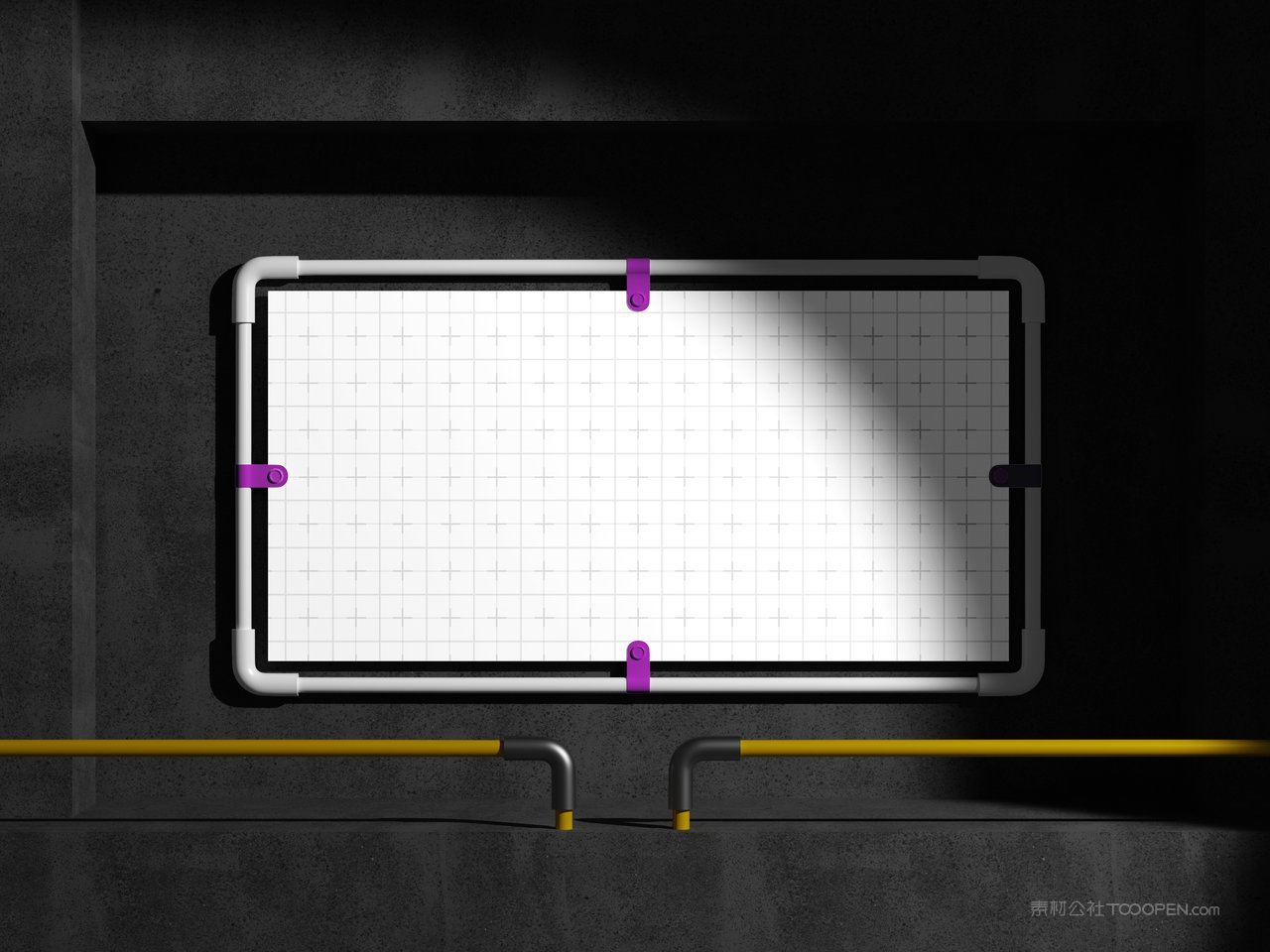 户外广告牌样机
