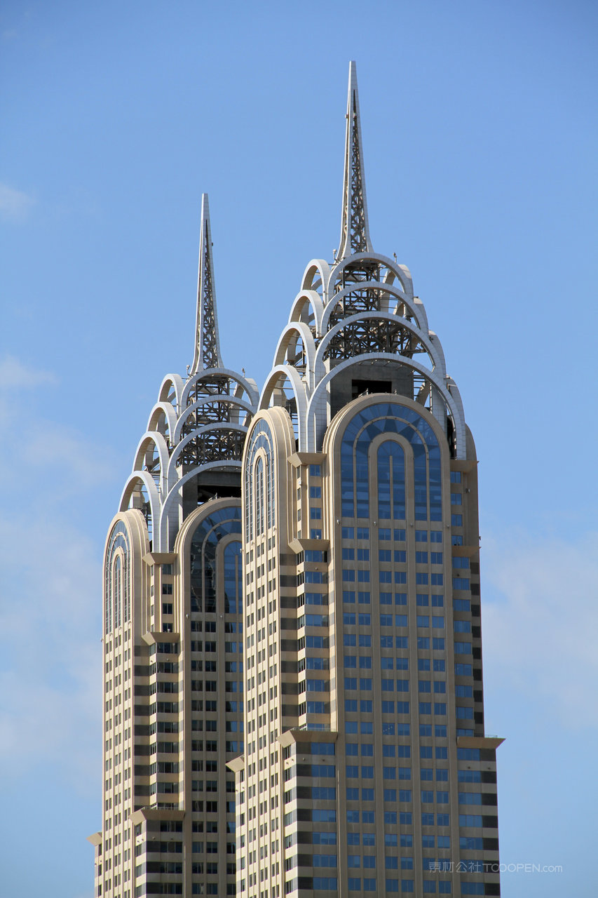 高清迪拜建筑风景画图片