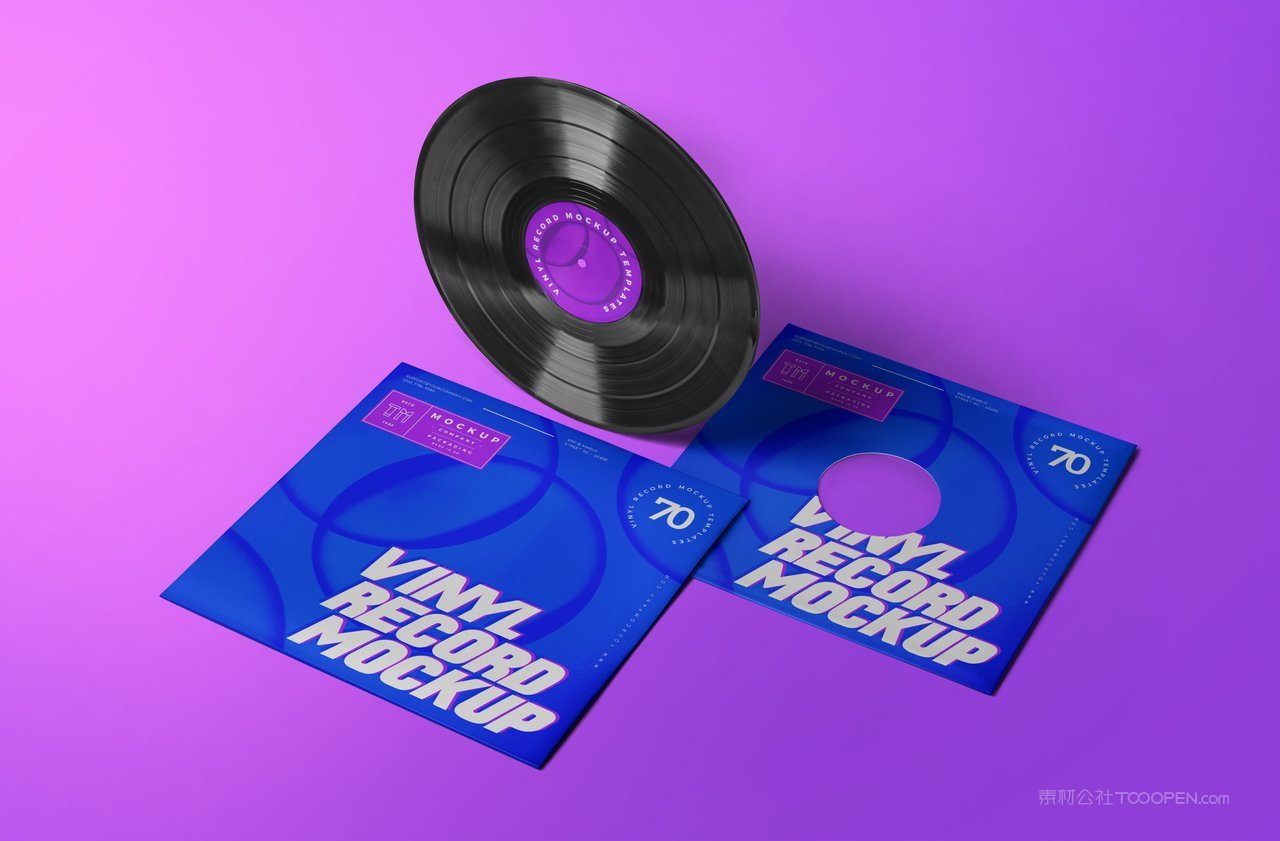 黑胶唱片样机