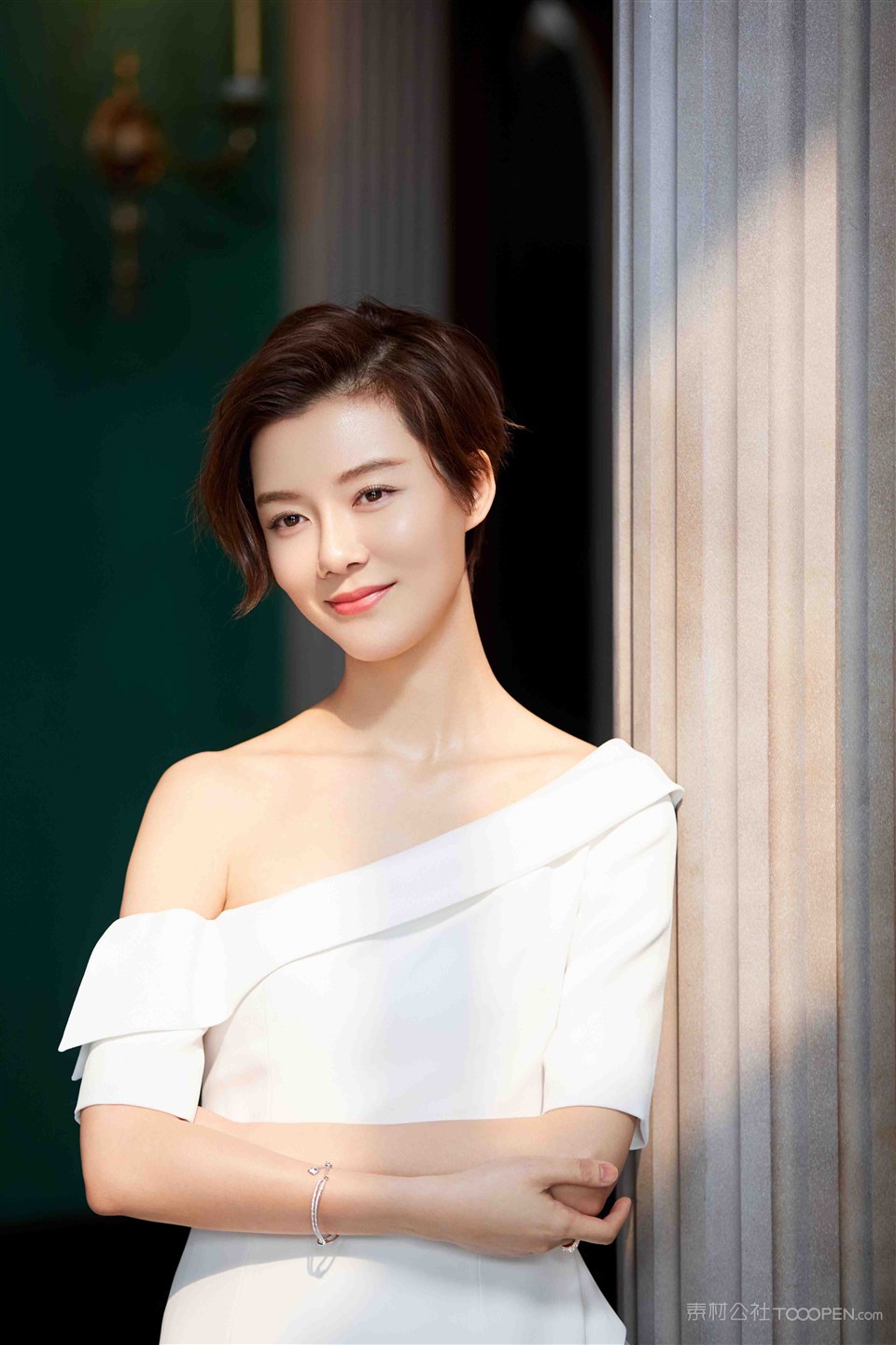 知性气质美女明星车晓性感写真图片